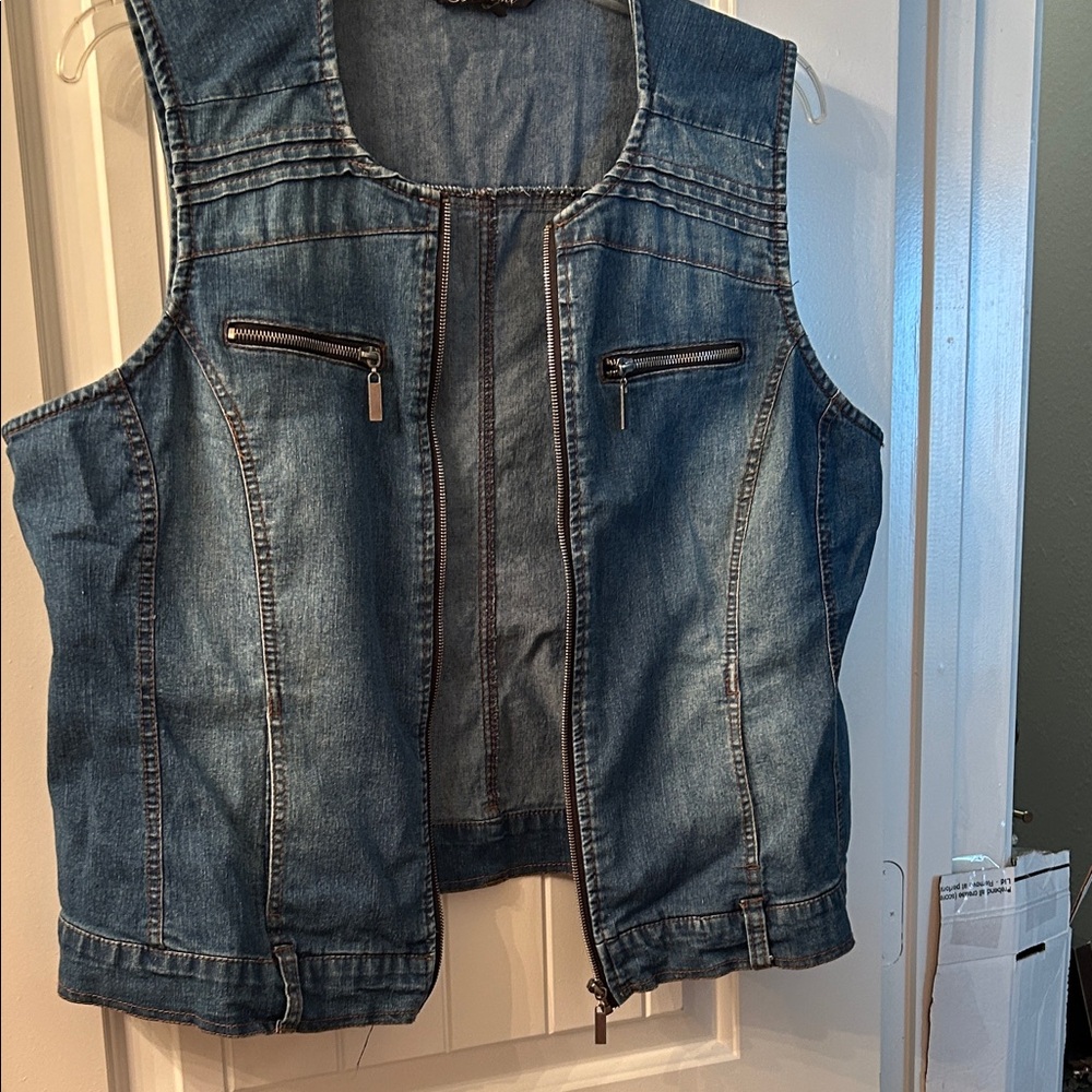 Baccini Blue Denim zippered